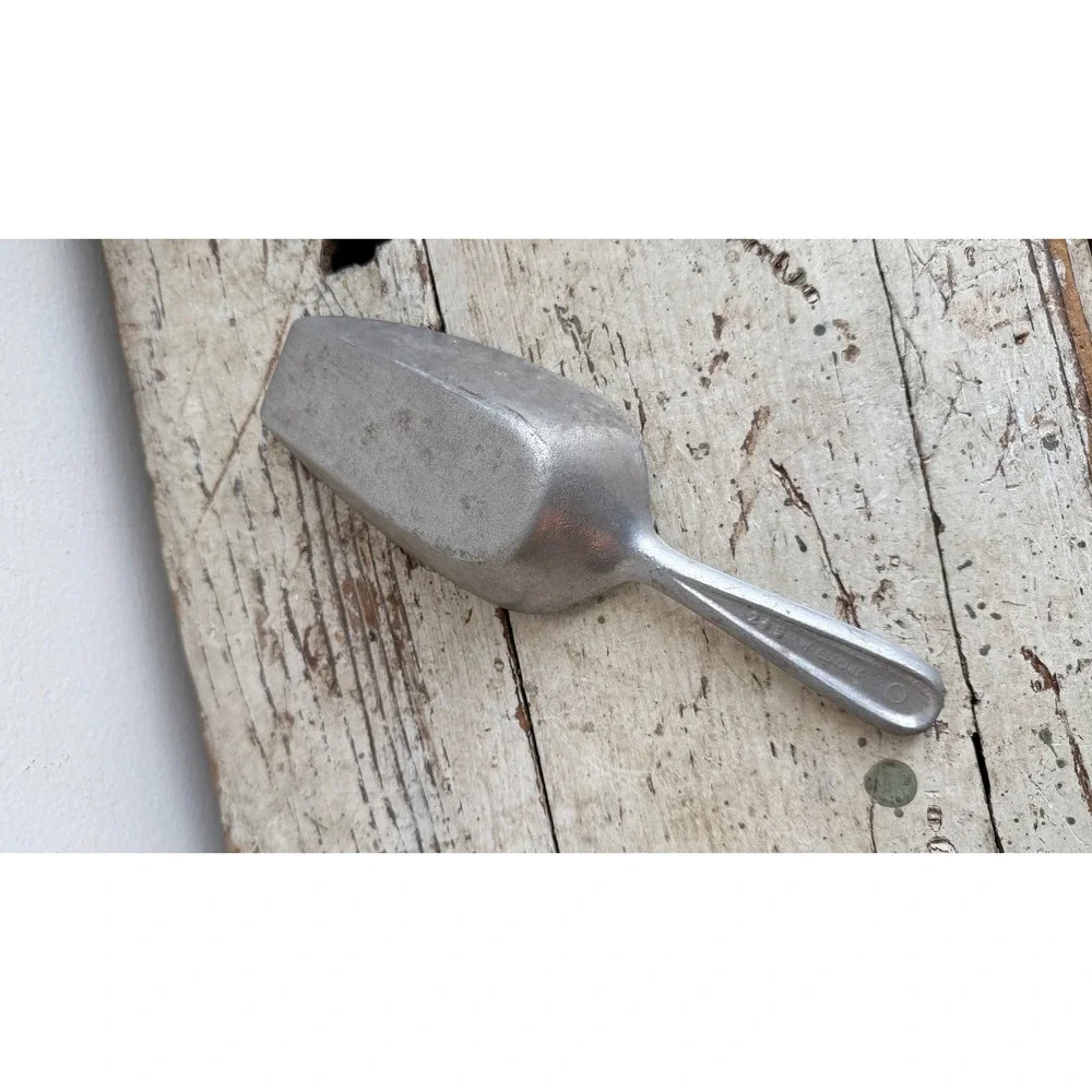 Vintage West Germany 240 Cast Aluminum Hand Scoop Industrial Utility Tool 9.5